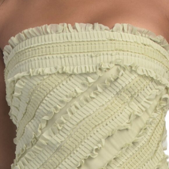 ENDLESS ROSE Strapless Ruffled Maxi Dress - Picture 3 of 3